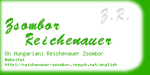 zsombor reichenauer business card